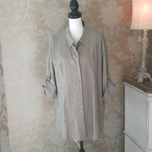 SIMPLY NOELLE LINEN TOP